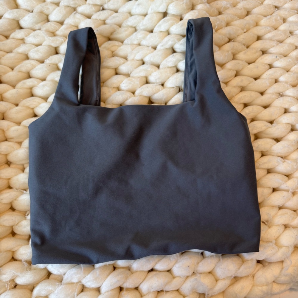 Abercrombie & Fitch YPB Black Crop Top Sports Bra